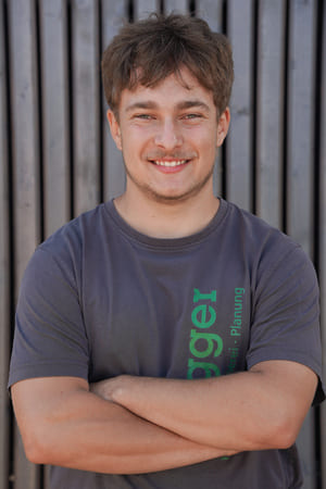 Schneider Moritz Auszubildender zum Zimmerer