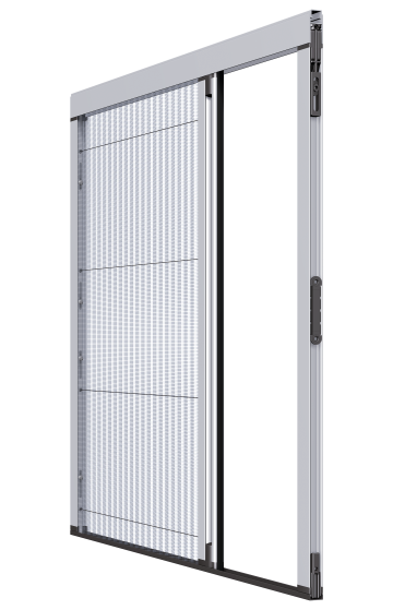 Abb. Schnitt Insektenschutz Plissee Schiebetüre Abb. Schnitt Insektenschutz Plissee Schiebetüre