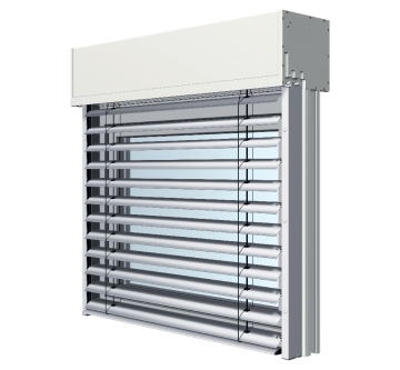 Abb. Schnitt Aufsetz Aussenjalousien AU RA Abb. Schnitt Aufsetz Aussenjalousien AU RA