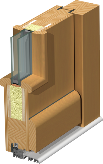 Abb. Haustüre aus Holz als Schnittbild Abb. Haustüre aus Holz als Schnittbild