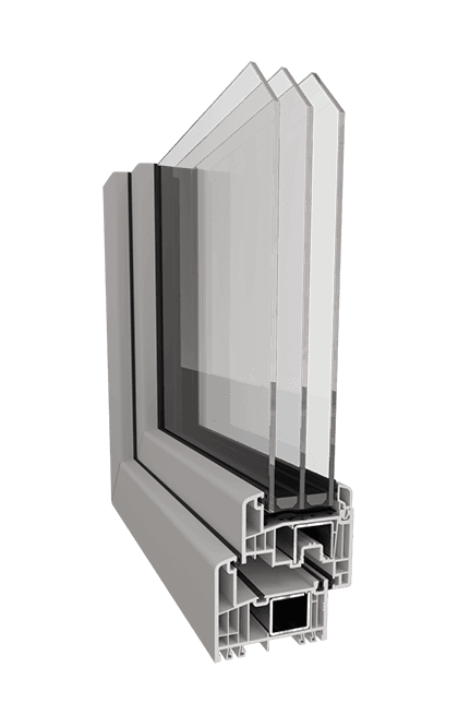 Abb. Schnittbild Fenster Thermo-S-Komfort