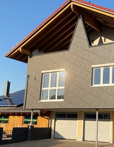 Absturzsicherung und Brandschutz - Hausansicht von vorne